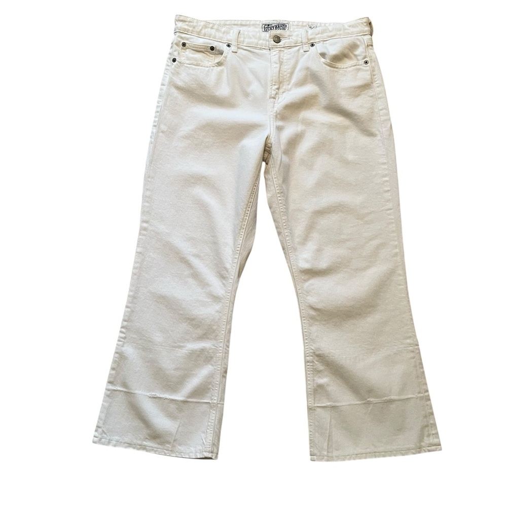 Lucky Brand White Brigette Mini Bootcut Jean 12